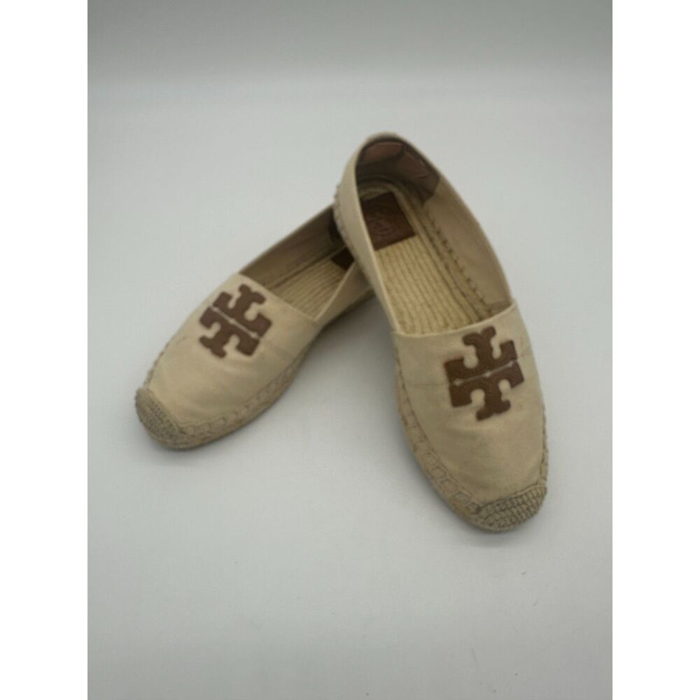 Tory Burch Espadriles Weston Flat for Women Sz 7M w/ Dust Bag & Box